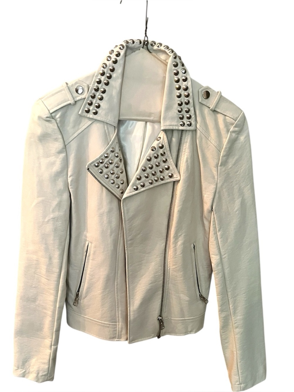 Vintage y2k early 2000s Charlotte Russe studded moto jacket